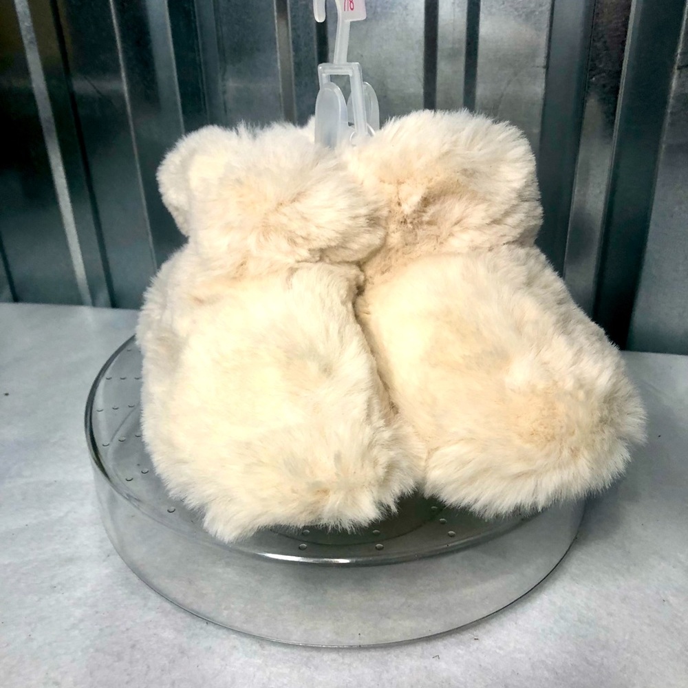 Toddler 7/8 Off White Slipper Boots New